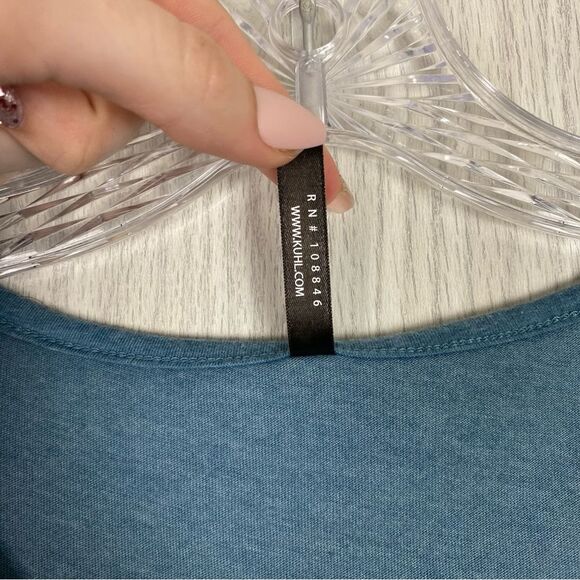 *Kuhl Blue Striped Short Sleeve Tee* - Picture 10 of 10